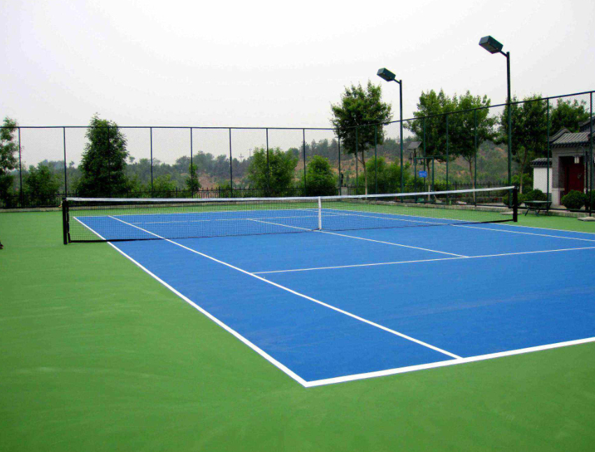 硅PU网球场